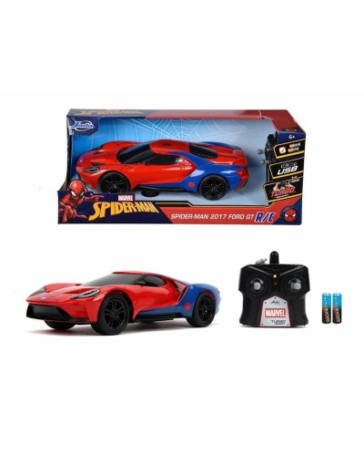 Politiewagen op Afstandsbediening Simba Spiderman Rood Multicolour