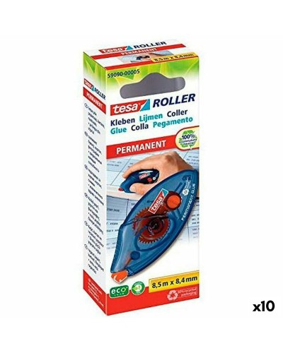 TESA Corrector Cinta Permanente 8,4mm x 8,5m - Paquete de 10 Unidades
