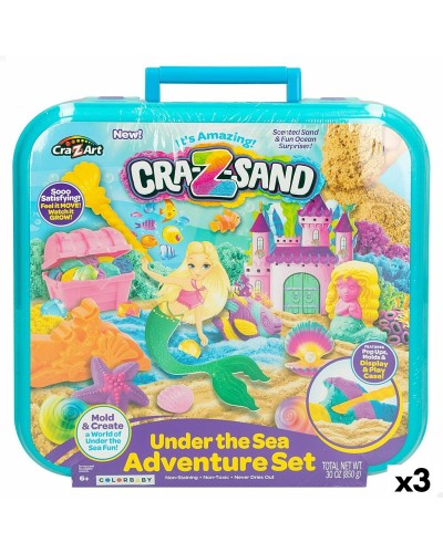 Cra-Z-Art Magic Sand 850g - 3er Set - Formbar & Sensorisch
