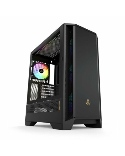 ATX Semi-toren doos Forgeon Mithril Zwart