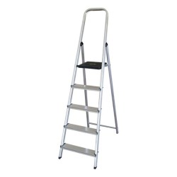 5-Step Folding Ladder | Sturdy and Practical | Ideal for Home and Work
