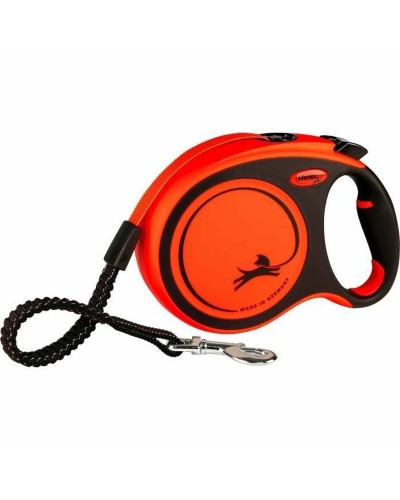Correa Extensible Naranja Flexi de 8m para Paseos Seguros con el Perro

