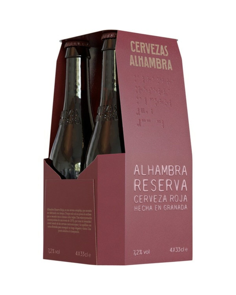Beer Alhambra 4 x  330 ml Red