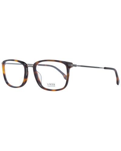 Lozza VL2307 Gafas Hombre - Montura Rectangular Marrón Carey 54mm

