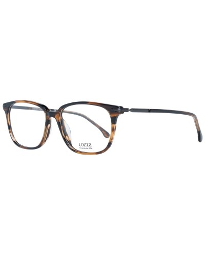 Lozza VL4089 Occhiali Uomo - Montatura Rettangolare Marrone Tartarugato 53mm
