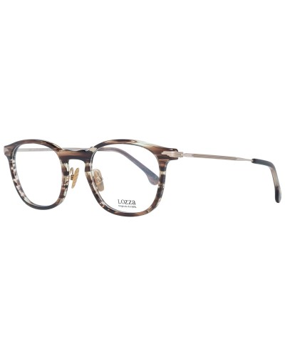 Lozza VL4143 : Lunettes Homme, Monture Marron/Bleu, Taille 56
