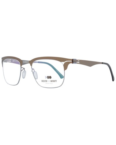 Greater Than Infinity GT001: Montura de Gafas para Hombre, Negro Mate, Talla 46
