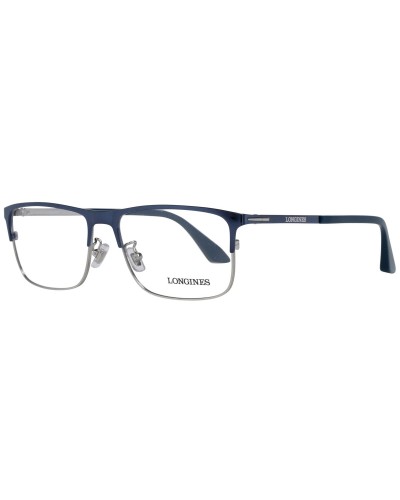 Longines LG5005-H: Men's Eyeglasses, Rectangular Frame, Size 56, Code 090
