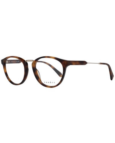 Sandro Paris SD1006 Herren Brille - Rechteckige Fassung Braun Havana - Größe 49-20-145

