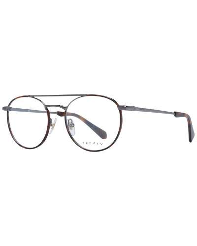Sandro Paris SD3007: Montura de Gafas para Hombre Rectangular - Negro/Plata 54 mm
