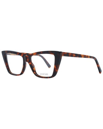 Sportmax SM5017 Damenbrille - Rechteckiger Rahmen Silber 55mm
