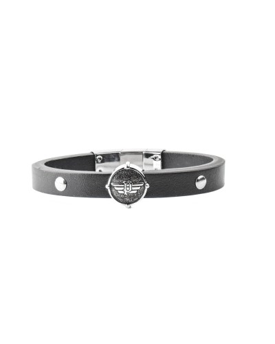 Police Bracciale Uomo S14V102B Nero Acciaio Maglia Regolabile 21-23 cm
