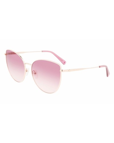 Longchamp LO158S-729: Gafas de Sol para Mujer, Montura Dorada, Lentes ø 60mm
