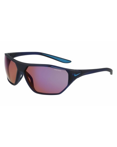 Nike Aero Drift Lunettes de Soleil Unisexe DQ0999 Bleu/Noir Verres 65mm
