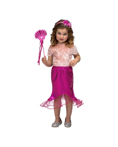My Other Me Costume Sirena Rosa Bambina 3-6 Anni - Travestimento Festa
