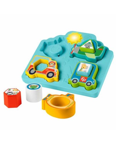 Fisher-Price Fahrzeuge Puzzle für Kinder - Erste Lern-Puzzles
