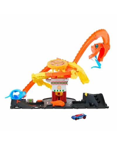 Mattel Piste de Course : Ensemble Voiture et Lanceur - Défis de Course
