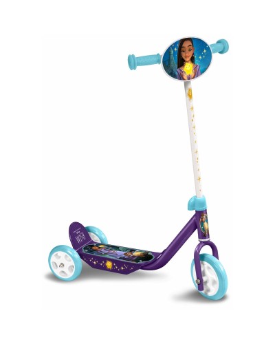 Monopattino Disney Wish Viola - Richiudibile, per Bambini e Bambine
