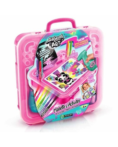 Canal Toys Airbrush Art - Kit DIY Blanc pour Décorations Créatives
