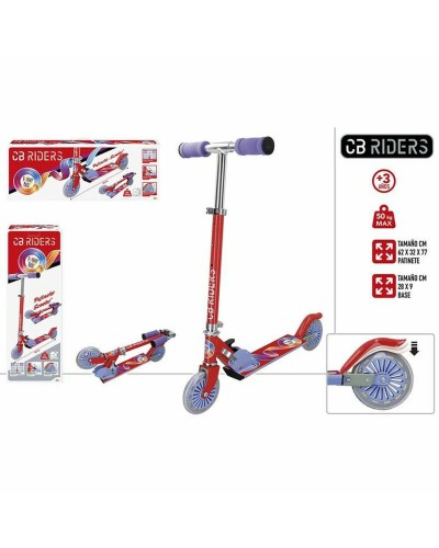 Skooter Colorbaby Röd Aluminium Kort handtag (77 cm)