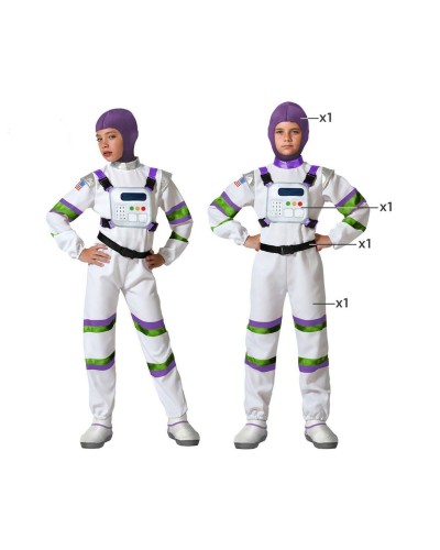 Disfraz de Astronauta Niño - Talla Ajustable, Cosplay de Halloween

