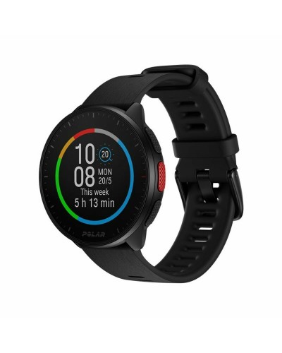 Polar Smartwatch Black 1.2" - Heart Rate Monitor, Pedometer Ø 45mm
