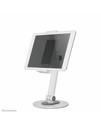 Neomounts DS15-540WH1 : Support Tablet de Bureau Blanc - Rotation 360° - Universel
