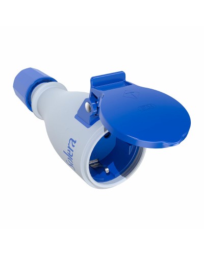 Enchufe Solera 707tkb, 16 A, 250 V, Bipolar con Tapa
