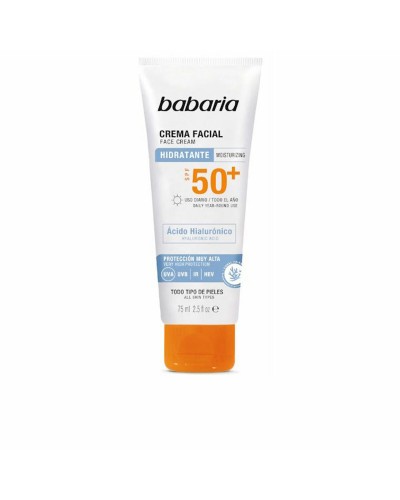 Babaria SOLAR SPF50+ - Booster de Bronzage 75ml - Haute Protection Solaire
