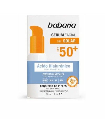 Babaria SOLAR SPF 50+ Potenziatore Abbronzatura - 30ml - Protezione Solare e Acceleratore di Abbronzatura
