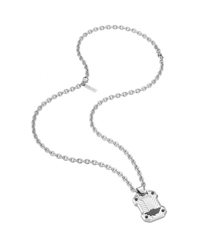 Police Collier Homme Acier Inoxydable S14APR01P - Style Urbain
