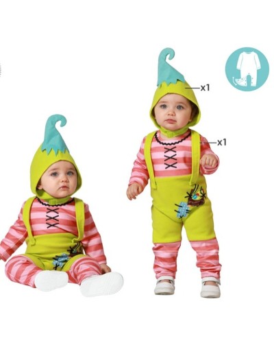 Kostuums voor Baby's Elf Baby (2 Onderdelen)