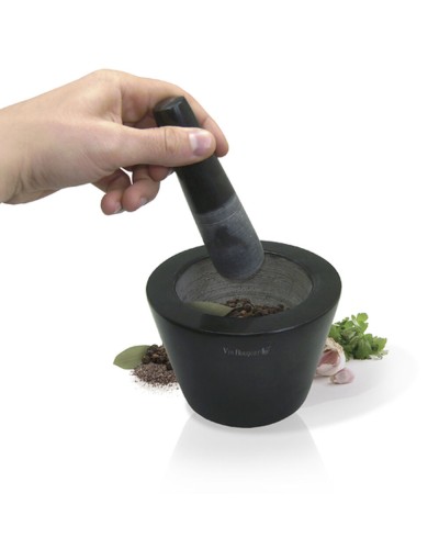 Vin Bouquet Marble Mortar for Smudging and Aging Wines
