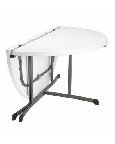 Lifetime Mesa Plegable Redonda Ø 152cm - Ahorra Espacio
