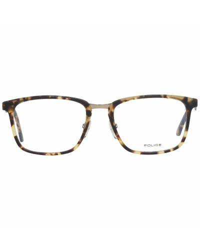 Police Herrenbrille Gelb VPL684 - Leichter Rahmen Ø52

