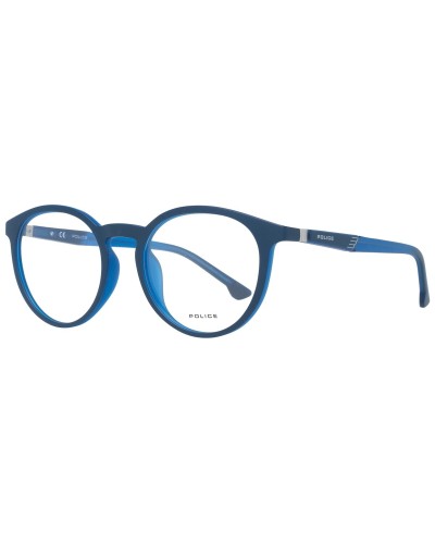 Police Monture Lunettes Homme Bleu Ø 52mm - Design Élégant
