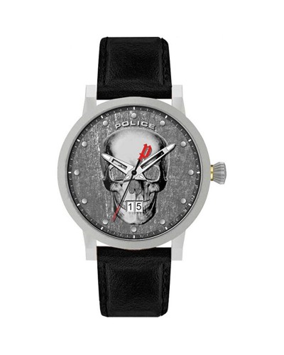 Police Men's Watch Black 45mm - Elegant Sport Chronograph
