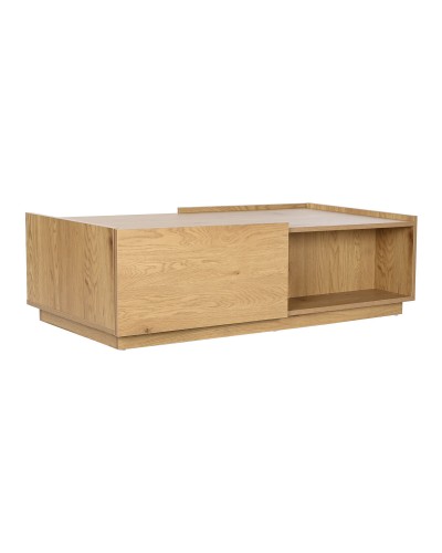 Table basse ESPRIT en bois de chêne et MDF, 120 x 60 x 35 cm
