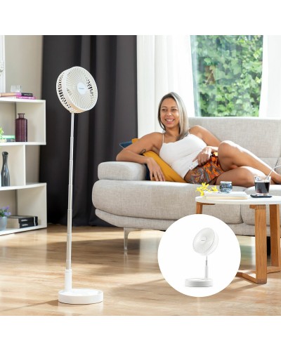 Taittuva ladattava 3-in-1 tuuletin Fandle InnovaGoods Ø7,7'' 7200 mAh