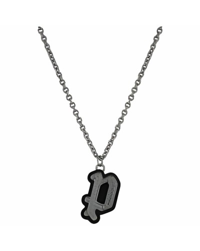 Police Collar Hombre PJ26574PSU.02 Acero Negro - Longitud 50+20cm - Estilo Casual
