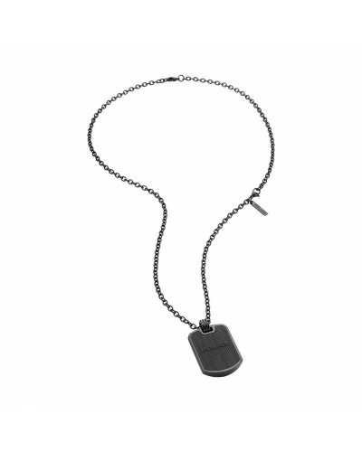 Collier Homme Police PJ.26400PSUGR-03 Acier Inoxydable Gris - Style Urbain
