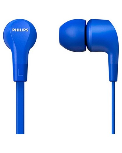 Philips In-Ear Kopfhörer Silikon Blau - Kräftiger Bass und Komfort
