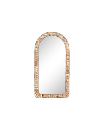 Specchio da parete ESPRIT Naturale Tropico Cristallo | 61,5 x 117 cm