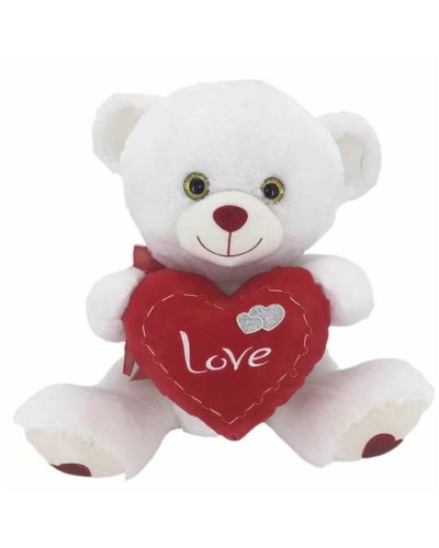 Knuffel Beer Hart 50 cm