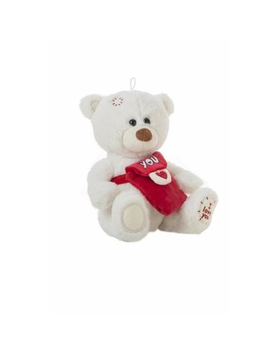 White Bear Plush 25cm - Soft and Cuddly - Gift Idea
