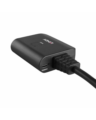 LINDY Adattatore HDMI 2xHDMI Nero - Splitter/Duplicatore Segnale HDMI
