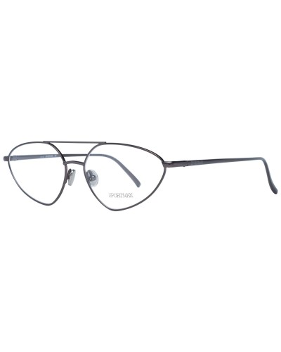 Sportmax SM5006 : Lunettes Femme Noires, Monture Rectangulaire - Taille 56mm
