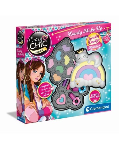Clementoni Crazy Chic Beauty Mallette de Maquillage Multicolore Fille
