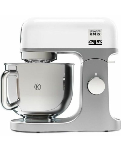 Kenwood KMX750WH Robot Pâtissier 1000W, Bol en Acier - Blanc
