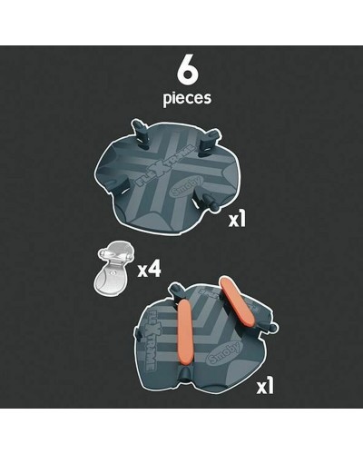 Smoby Flextreme Multi-Circuits: Flexible, modulare Autorennbahn + 2 Fahrzeuge
